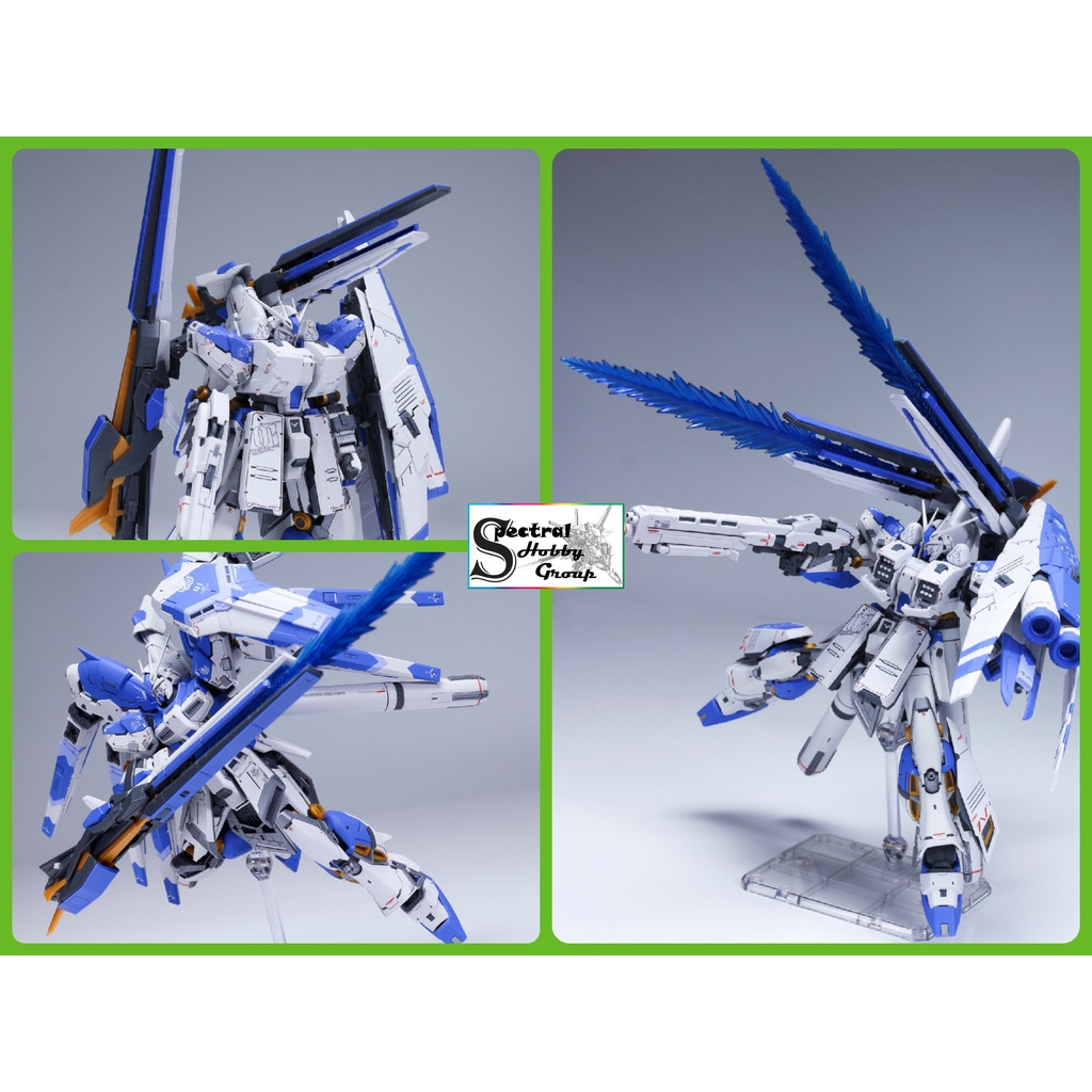 Phụ kiện EW Long Range Fin Funnel RX93FF Nu Hi-Nu cho các loaị gundam RG EG 1/144 (kèm decal+base)