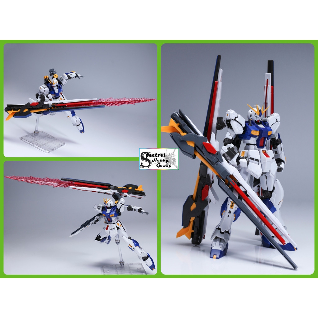 Phụ kiện EW Long Range Fin Funnel RX93FF Nu Hi-Nu cho các loaị gundam RG EG 1/144 (kèm decal+base)