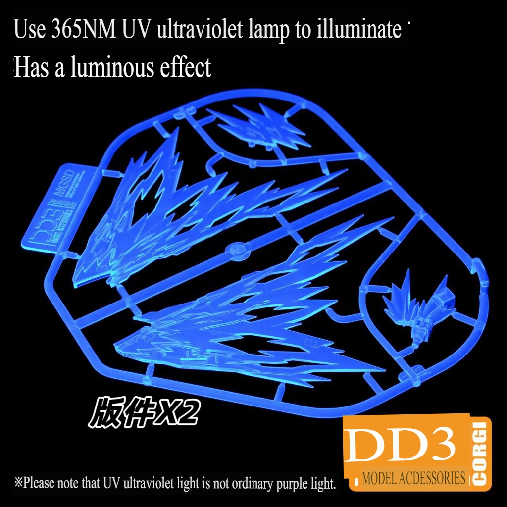Phụ kiện mô hình Fluorescence light wing effect cho MGSD FREEDOM - DDB model