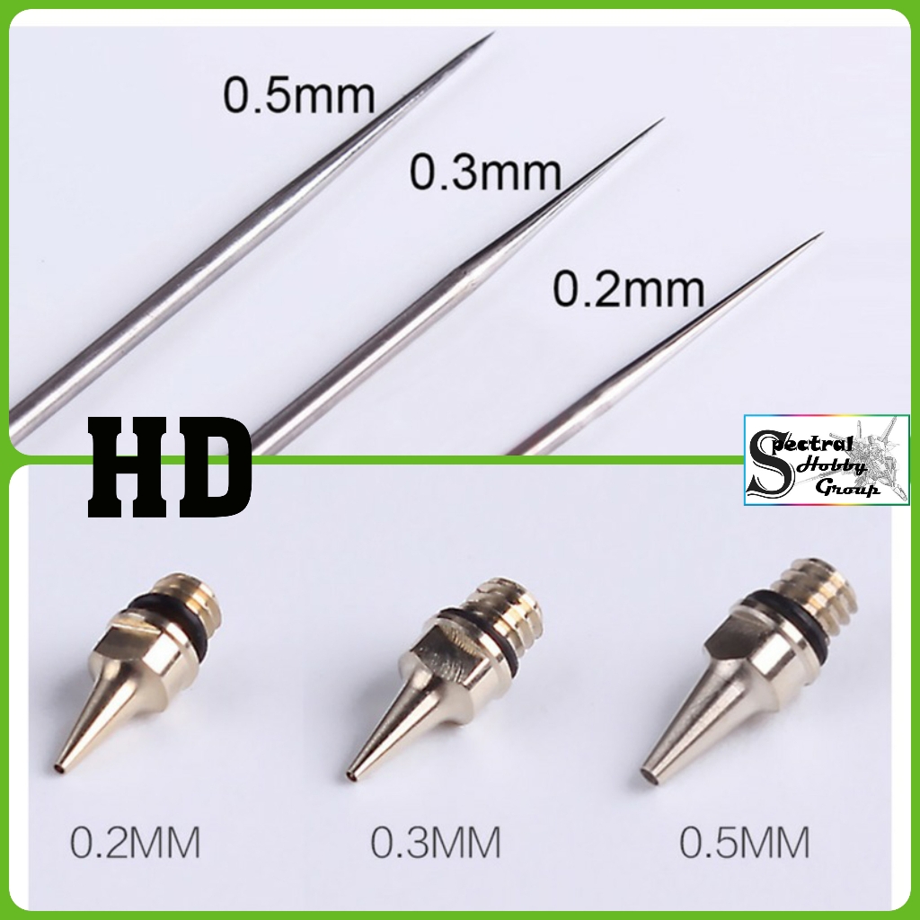 Phụ kiện bút sơn Ustar Kim sơn Needle - đầu béc Nozzle s130 s150 s120 HD các loại
