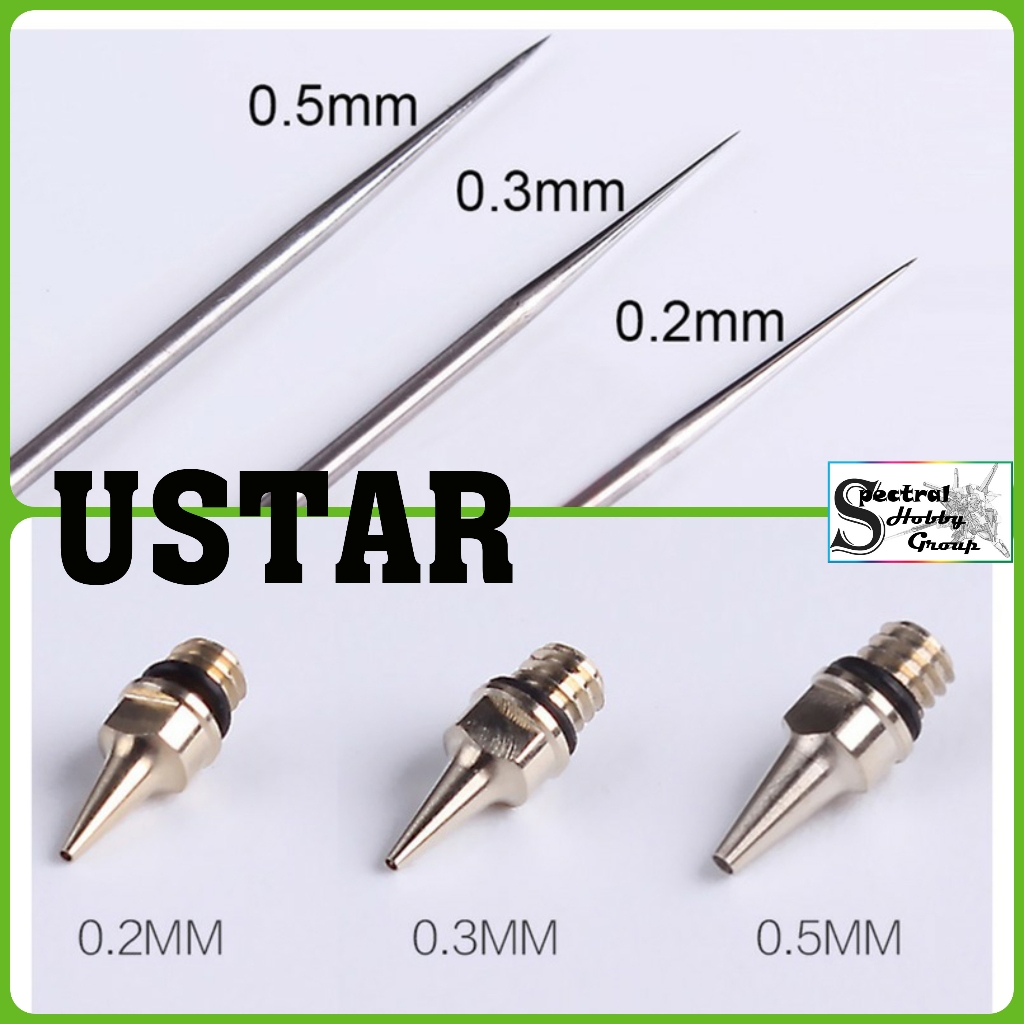 Phụ kiện bút sơn Ustar Kim sơn Needle - đầu béc Nozzle s130 s150 s120 HD các loại