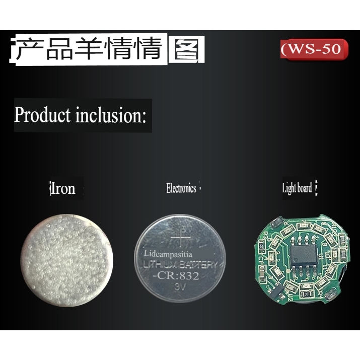 Đèn LED từ tính chạy xoay 4 lighting mode cho MG GN Drive magnetic control quantum rotating WS50