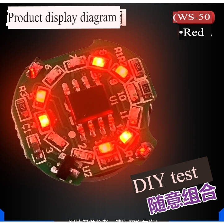 Đèn LED từ tính chạy xoay 4 lighting mode cho MG GN Drive magnetic control quantum rotating WS50