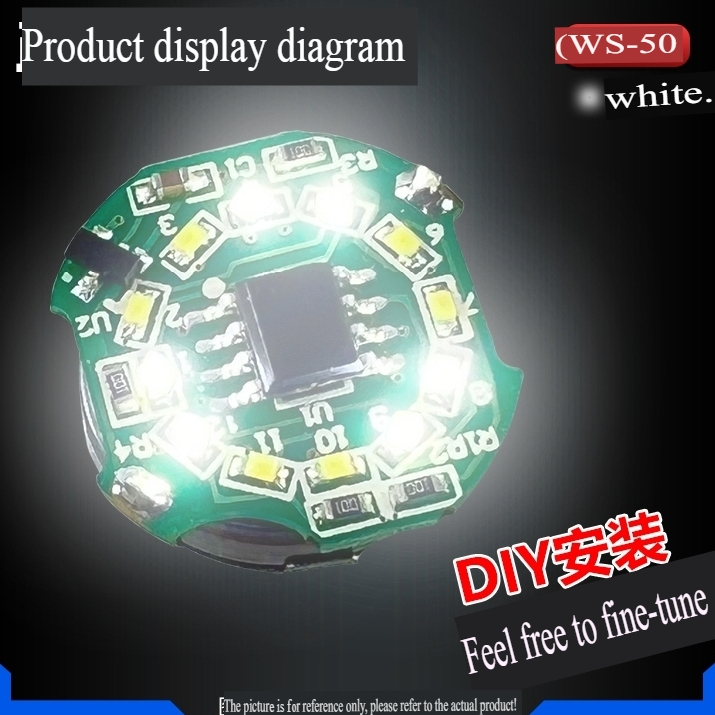 Đèn LED từ tính chạy xoay 4 lighting mode cho MG GN Drive magnetic control quantum rotating WS50