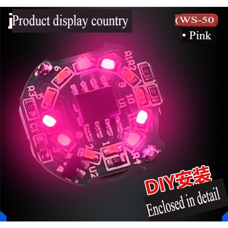 Đèn LED từ tính chạy xoay 4 lighting mode cho MG GN Drive magnetic control quantum rotating WS50