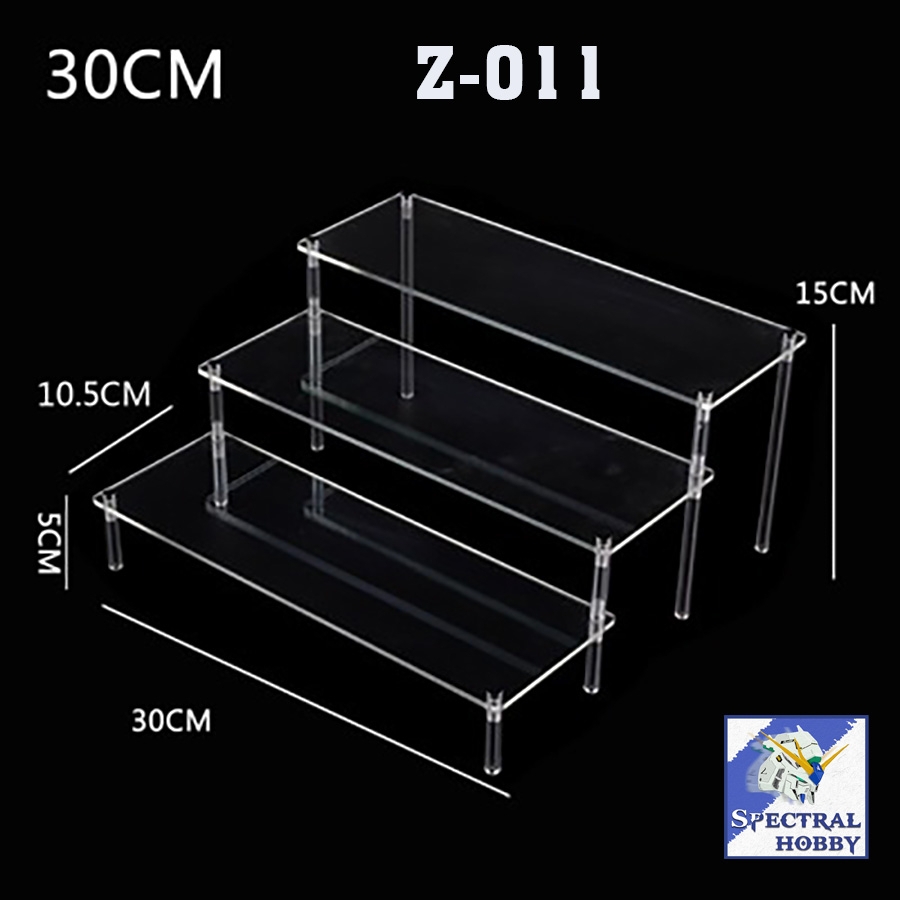 Phụ kiện giá bầy mô hình 3 4 tầng base mica toy box play display stand Ladder