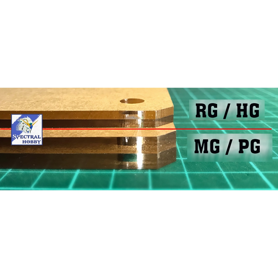 Phụ kiện giá đỡ đế base mica cho RG HG MG Sazabi gundam action base