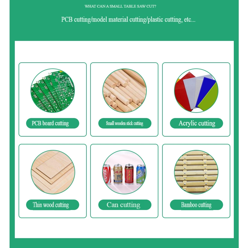 Máy mài khoan cắt cưa bàn đa năng 100W nâng hạ lưỡi cưa desktop mini table saw LONGXIANG