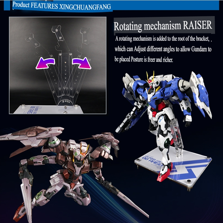 Đế giá đỡ chân đứng action base mica cho PG 00 00R 7S GUNDAM PLATFORM CUSTOM