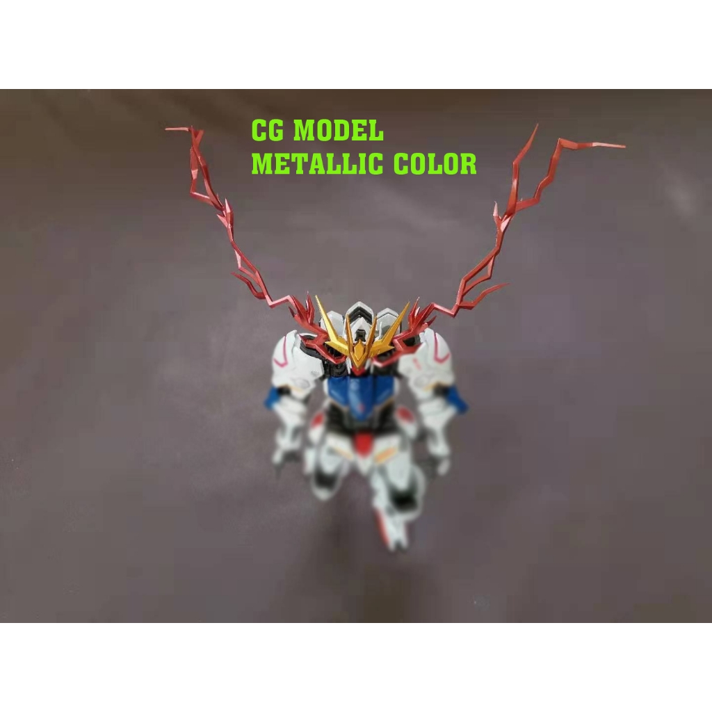PHụ kiện Hiệu ứng Effect lửa + sừng cho MG FM 1/100 Gundam Barbatos  / Lupus / Rex (sp không kèm gundam)