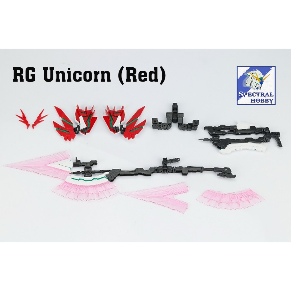 Phụ kiện mô hình RG HG Armed Armor XC Hyper Beam Javelin Tomahawk bờm cho Unicorn Banshee Phenex