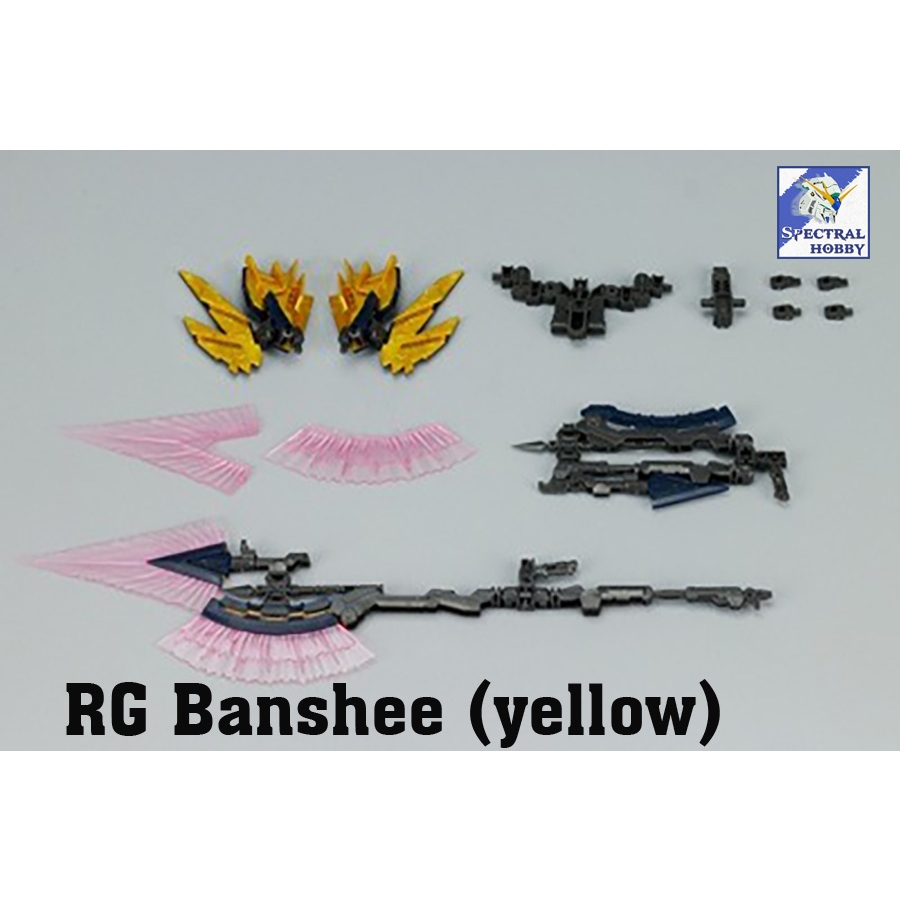 Phụ kiện mô hình RG HG Armed Armor XC Hyper Beam Javelin Tomahawk bờm cho Unicorn Banshee Phenex