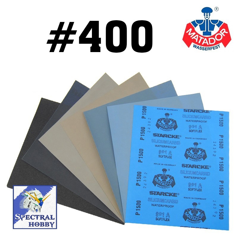 Giấy nhám Đức mài mịn Nước / khô Starcke Matador Waterproof Sandpaper #400 - 7000 Germany