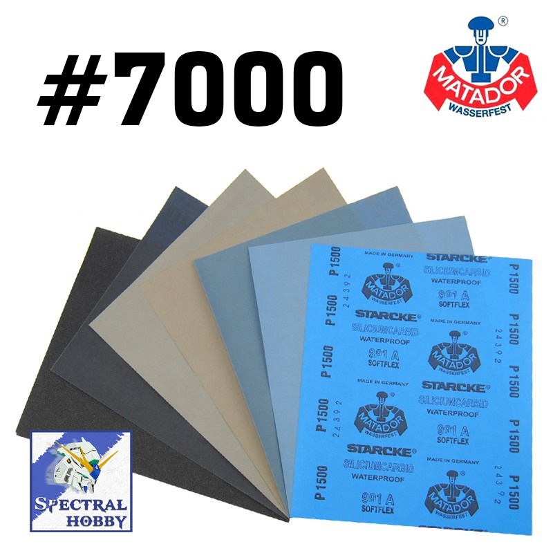 Giấy nhám Đức mài mịn Nước / khô Starcke Matador Waterproof Sandpaper #400 - 7000 Germany
