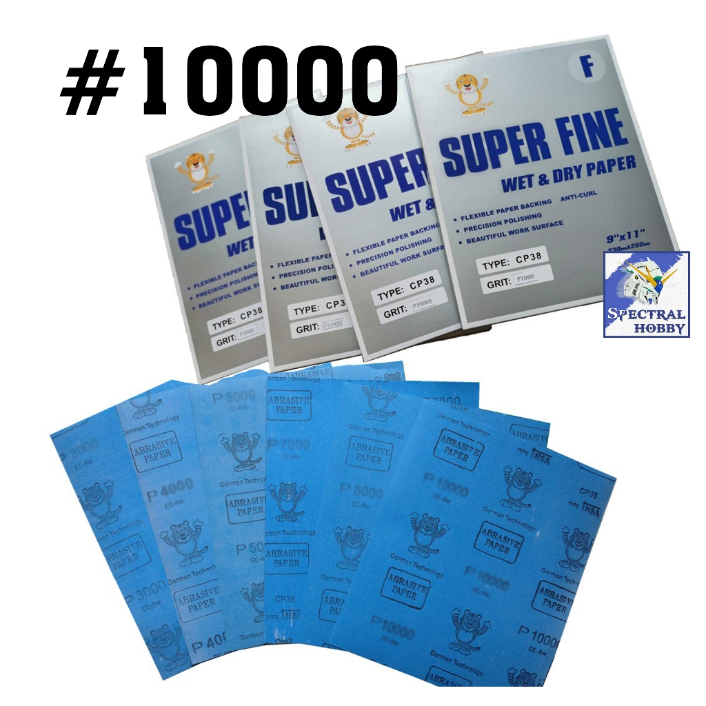 Giấy chà nhám nước siêu mịn 2500-15000 con hổ Tiger RMC Abrasive paper dry wet Superior Quality