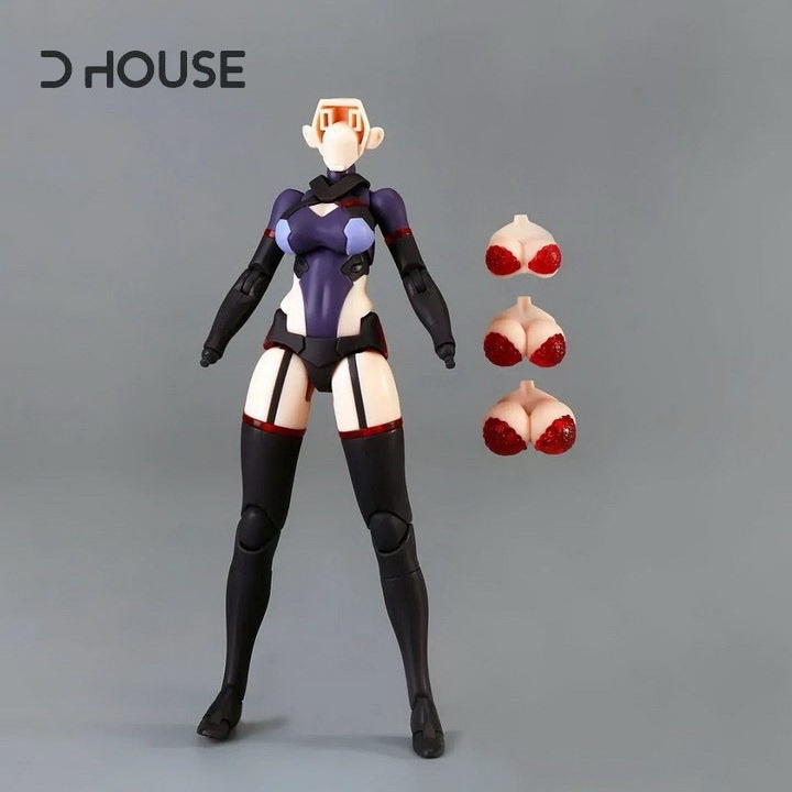 Mô hình lắp ráp machine girl body 1/12 modification replacement parts - D house