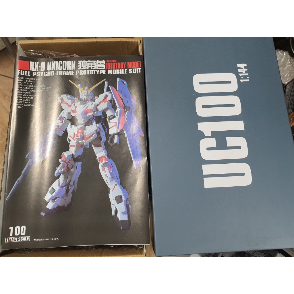 Mô hình lắp ráp HG 1/144 Unicorn Normal - Destroy mode - gundam daban