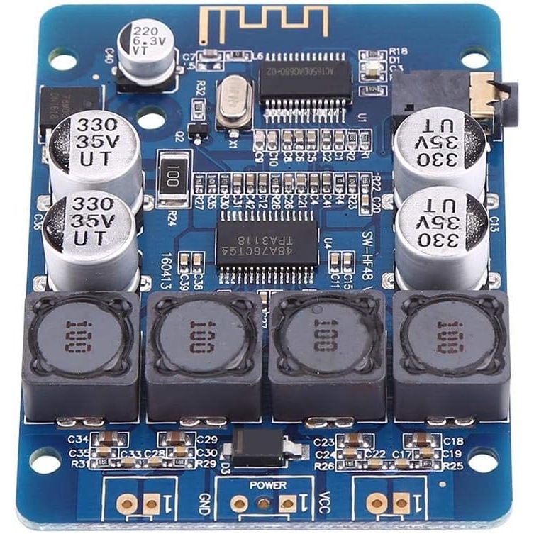 Mạch khuếch đại âm thanh TPA3118 45W*2 Dual Channel Bluetooth Digital Amplifier Board