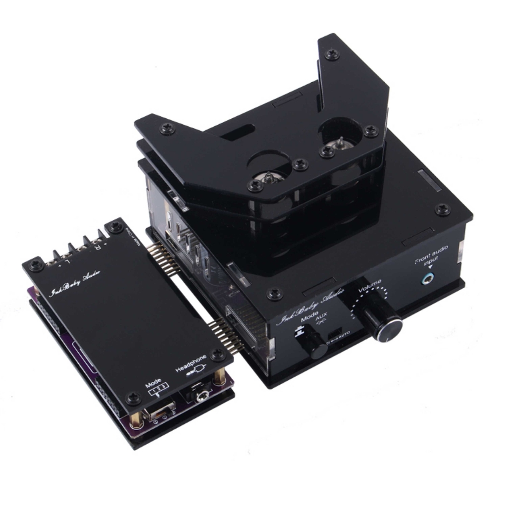 Khuếch đại âm thanh TDA7377 35W*2 Pre Amplifier 6N15 Tube Bluetooth 5.0 HIFI Preamp Power Loseless Decoding