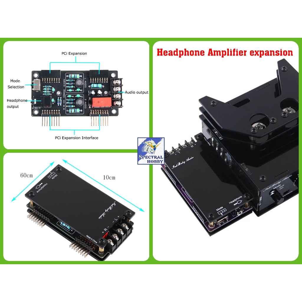 Khuếch đại âm thanh TDA7377 35W*2 Pre Amplifier 6N15 Tube Bluetooth 5.0 HIFI Preamp Power Loseless Decoding