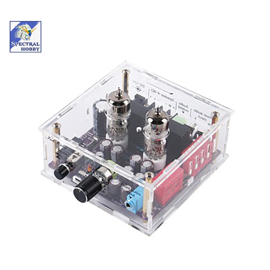 Khuếch đại âm thanh TDA7377 35W*2 Pre Amplifier 6N15 Tube Bluetooth 5.0 HIFI Preamp Power Loseless Decoding