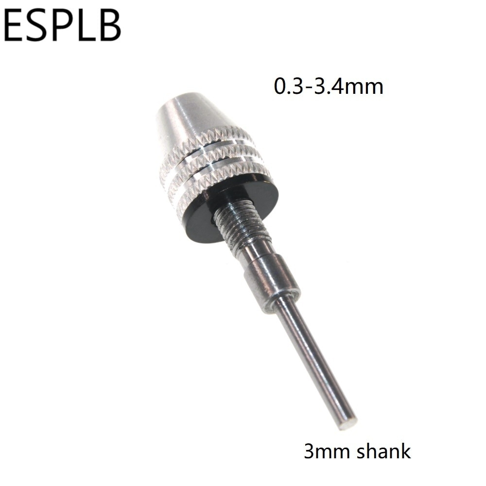 Dụng cụ Đầu kẹp giữ mũi khoan đa năng 0.3 - 6.5mm cho máy khoan mini grinding chuck drill