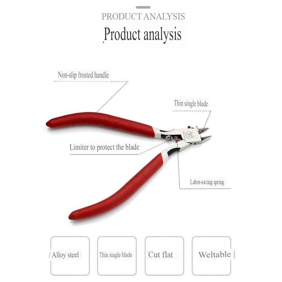 Kìm cắt mô hình MOSSCO Scorpion ULTRA THIN SINGLE EDGED scissors HS120