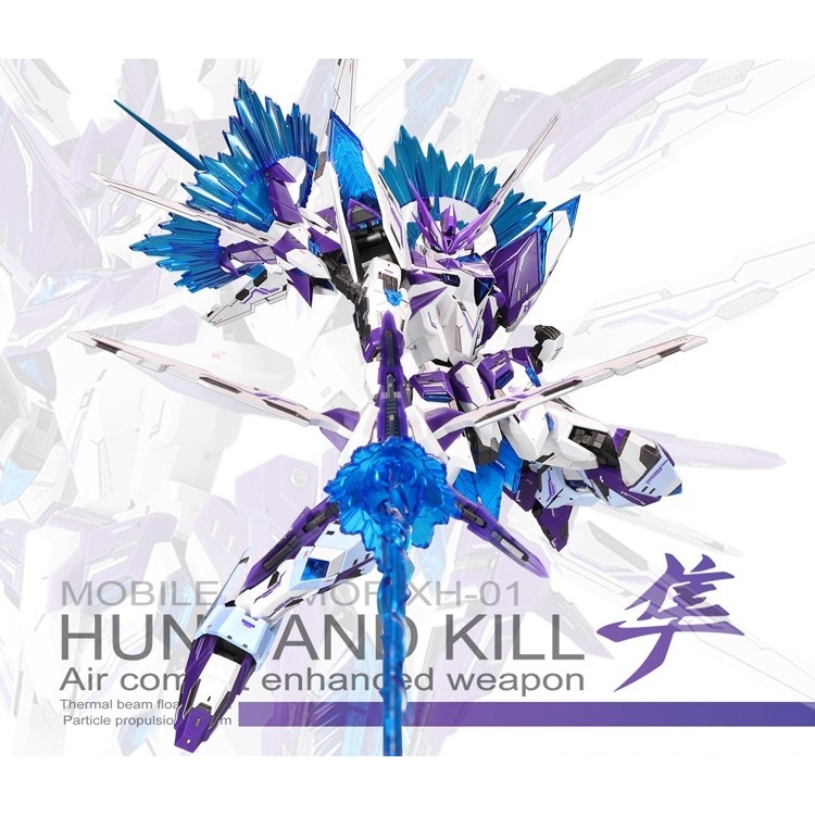 Mô hình lắp ráp MG 1/100 Hunter Hunt kill Air Combat enhanced weapon XH01 Supernova (kèm Decal/Base/Effect)