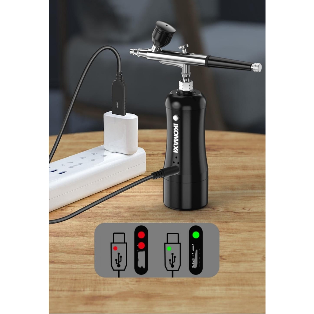 Bộ máy sơn KOMAX Compressor Air Pump mini handheld portable