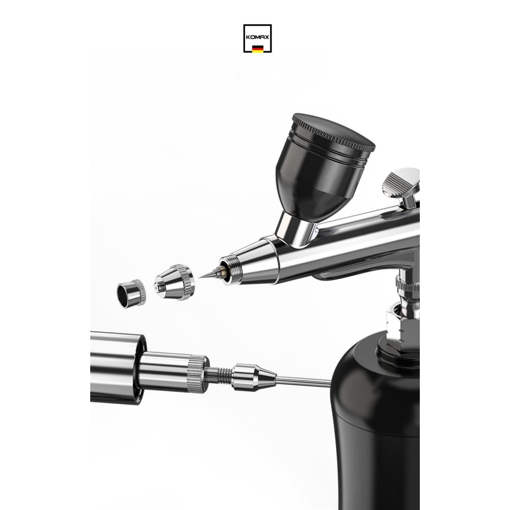 Bộ máy sơn KOMAX Compressor Air Pump mini handheld portable