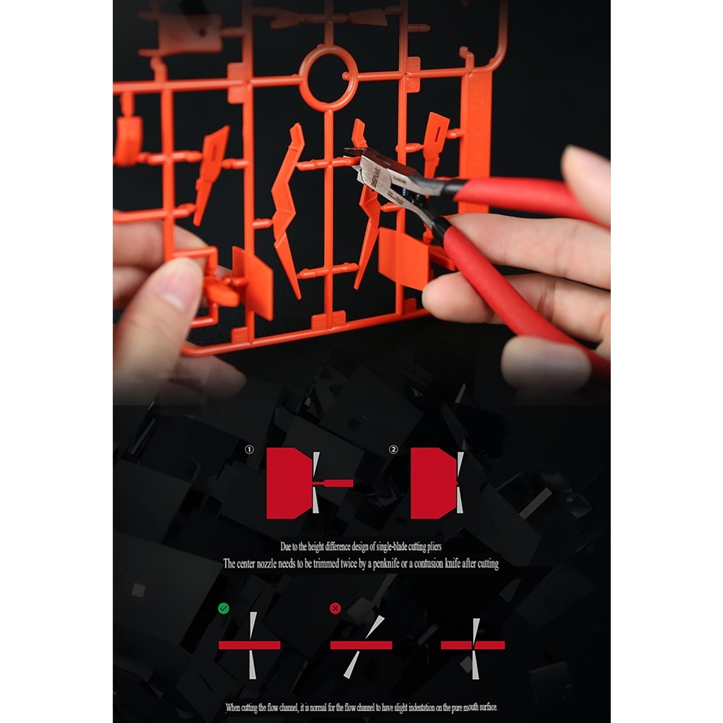 Bộ dụng cụ DSPIAE cơ bản đầy đủ cho mô hình (kìm, dũa, dao, nhíp, nhám, tách part, ...) TC-S01 Tool Set