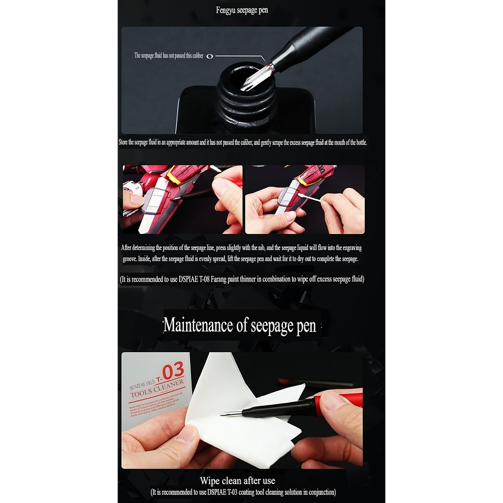 Bộ dụng cụ DSPIAE cơ bản đầy đủ cho mô hình (kìm, dũa, dao, nhíp, nhám, tách part, ...) TC-S01 Tool Set