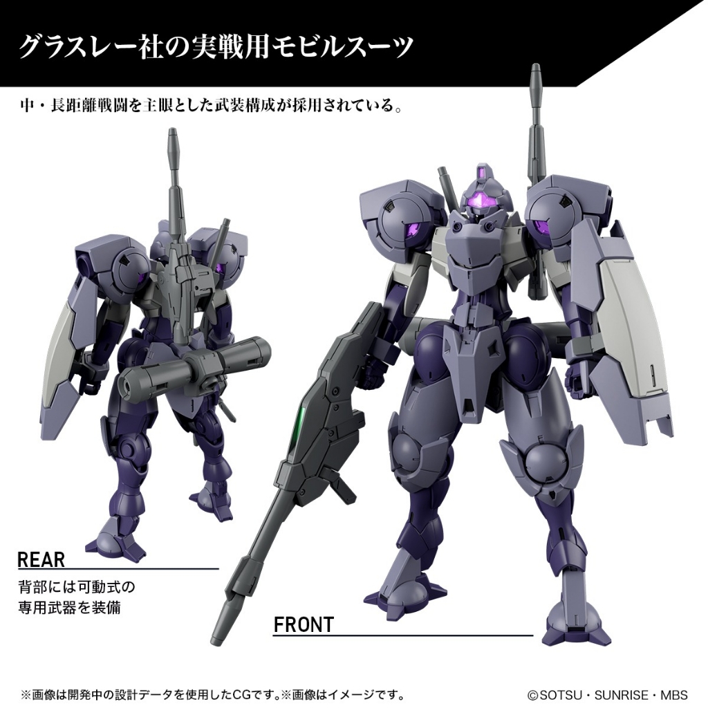 Mô hình lắp ráp HG 1/144 Heindree Sturm Gundam Witch Mercury HGWM bandai