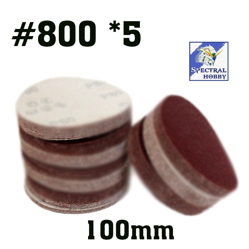 Dụng cụ đĩa dính giấy nhám mài đánh bóng 4inch #800 - #5000 bộ 5 miếng 100mm