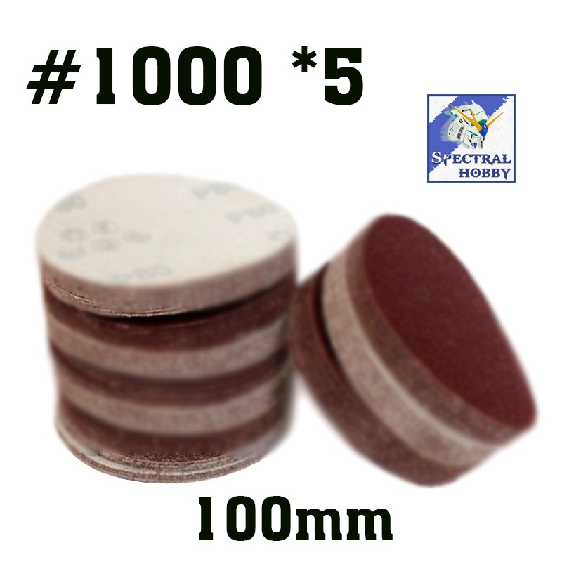 Dụng cụ đĩa dính giấy nhám mài đánh bóng 4inch #800 - #5000 bộ 5 miếng 100mm