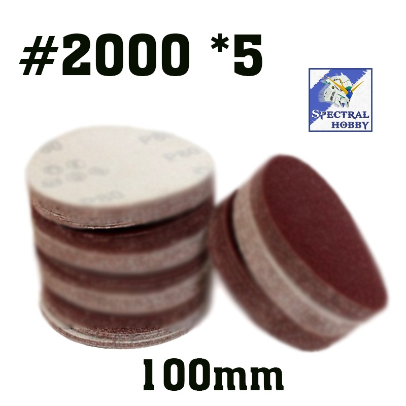 Dụng cụ đĩa dính giấy nhám mài đánh bóng 4inch #800 - #5000 bộ 5 miếng 100mm