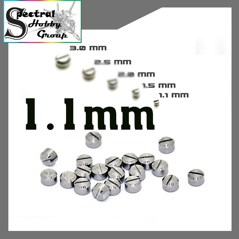 Phụ kiện Đinh ốc metal part độ mô hình gundam Modification Screws Flat Head Armor Nails