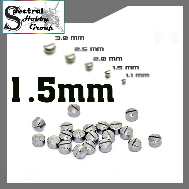 Phụ kiện Đinh ốc metal part độ mô hình gundam Modification Screws Flat Head Armor Nails