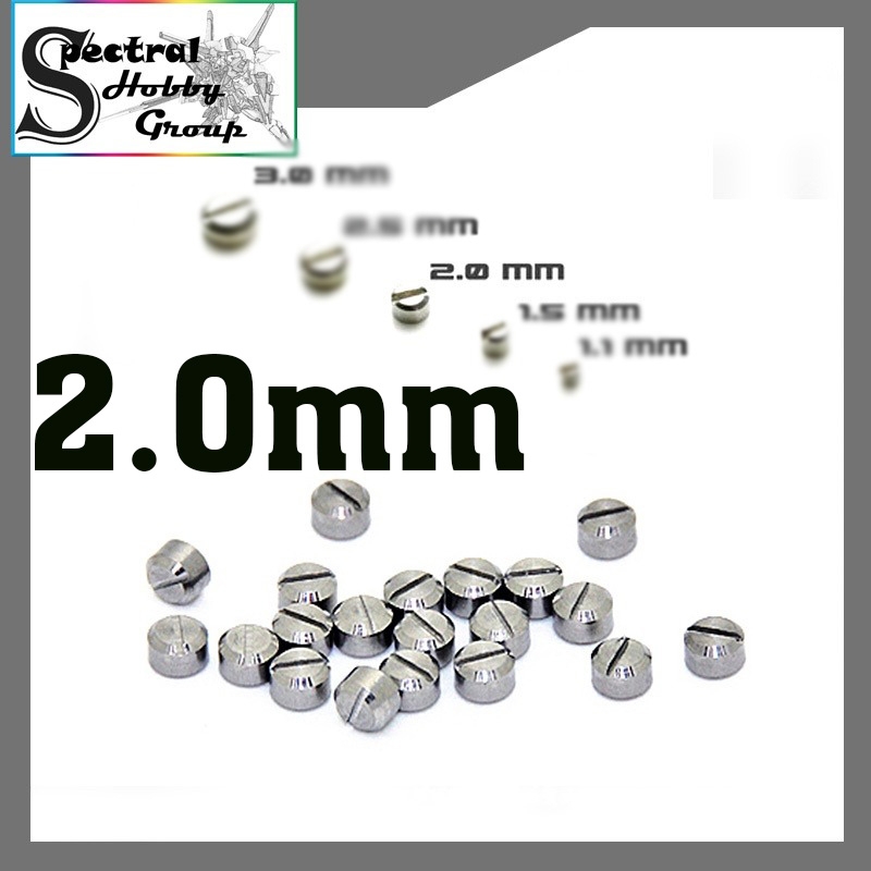 Phụ kiện Đinh ốc metal part độ mô hình gundam Modification Screws Flat Head Armor Nails