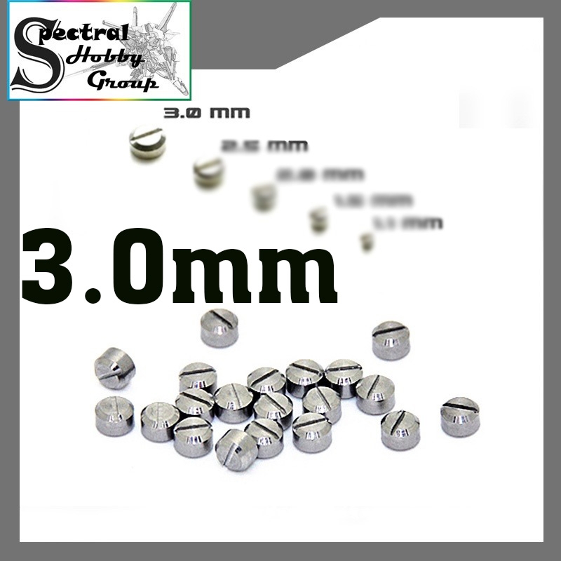 Phụ kiện Đinh ốc metal part độ mô hình gundam Modification Screws Flat Head Armor Nails