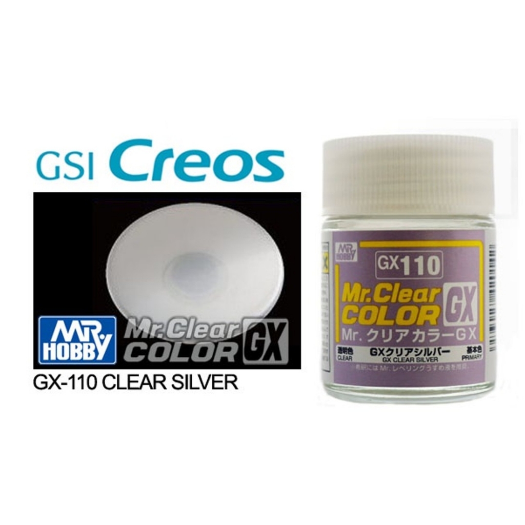 Sơn mô hình màu trong Clear Transparent MR.Hobby color GX101~GX111 C47-C50 paint lacquer