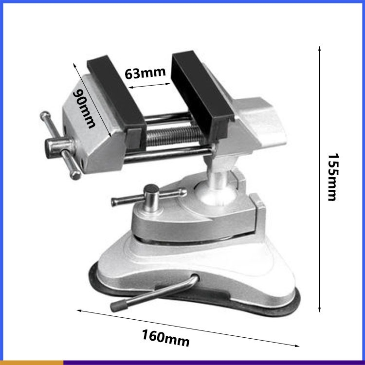 Dụng cụ Eto kẹp dính hút bàn - kẹp khoan - part mô hình table vise drill bracket multi-function