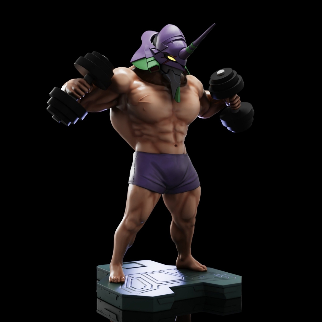 Mô hình tĩnh Gundam Kamen Rider EVA CHIBI CUTE các loại Statue Figure handmade