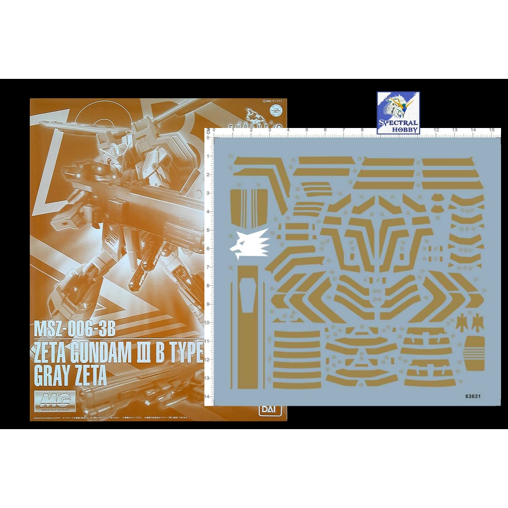 Decal nước dán mô hình Zeta PLUS A1 C1 Z3 Red ver.ka PG MG RG HG các loại Water sticker