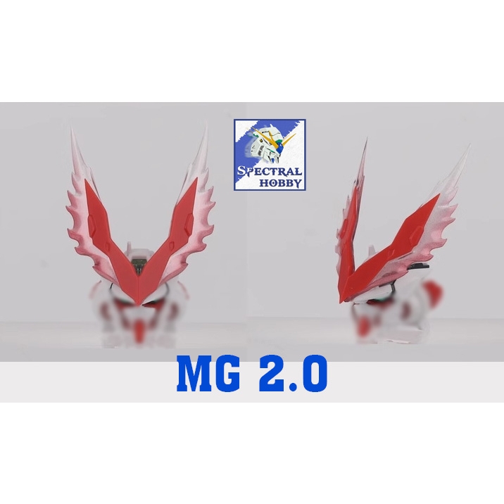 Phụ kiện mô hình Sừng PG MG RG HG Astray Red Blue Head V-fin Antenna Quantum Core