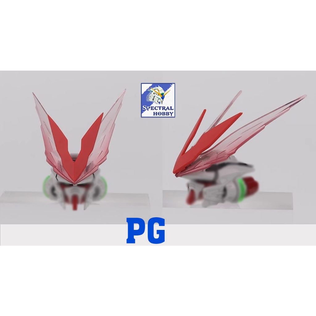Phụ kiện mô hình Sừng PG MG RG HG Astray Red Blue Head V-fin Antenna Quantum Core