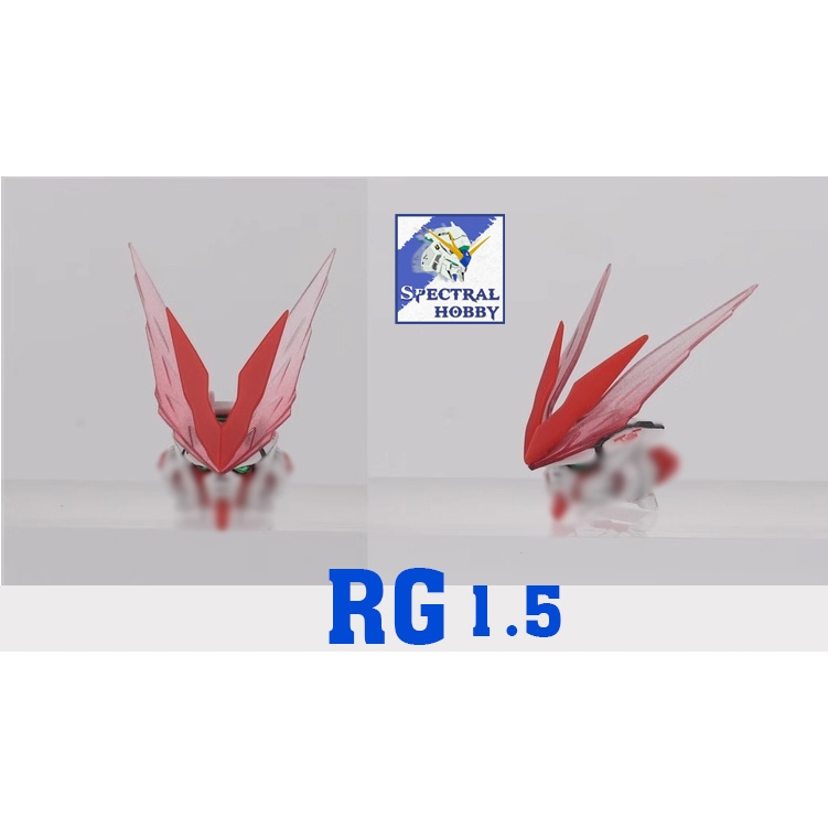 Phụ kiện mô hình Sừng PG MG RG HG Astray Red Blue Head V-fin Antenna Quantum Core
