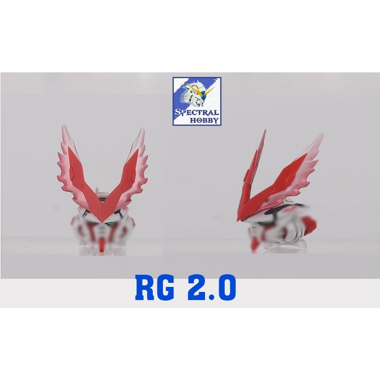 Phụ kiện mô hình Sừng PG MG RG HG Astray Red Blue Head V-fin Antenna Quantum Core