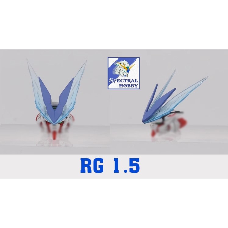 Phụ kiện mô hình Sừng PG MG RG HG Astray Red Blue Head V-fin Antenna Quantum Core