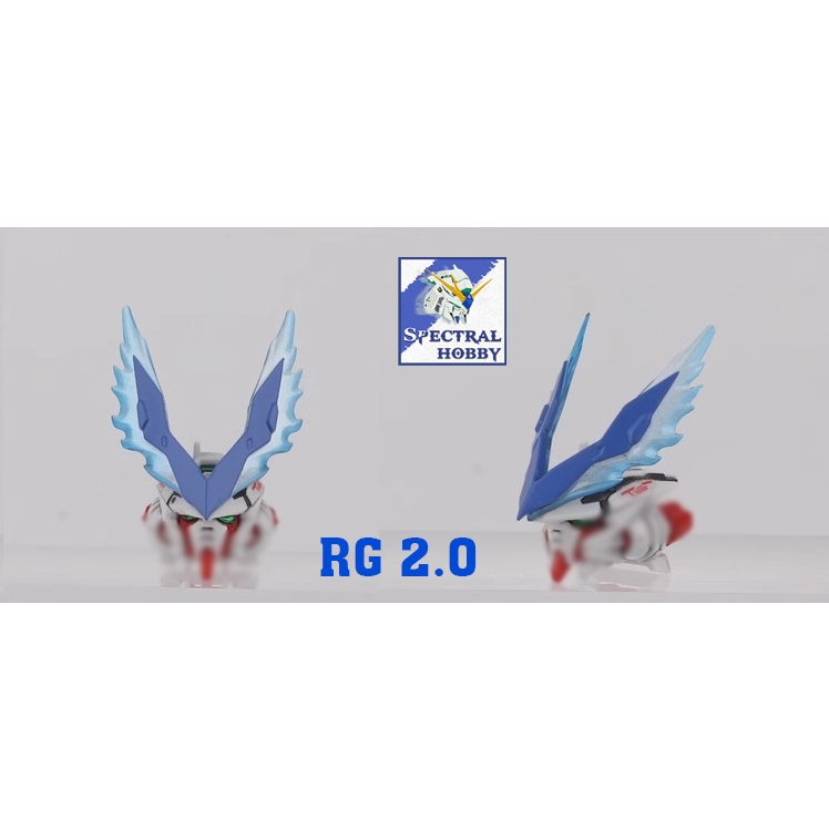 Phụ kiện mô hình Sừng PG MG RG HG Astray Red Blue Head V-fin Antenna Quantum Core